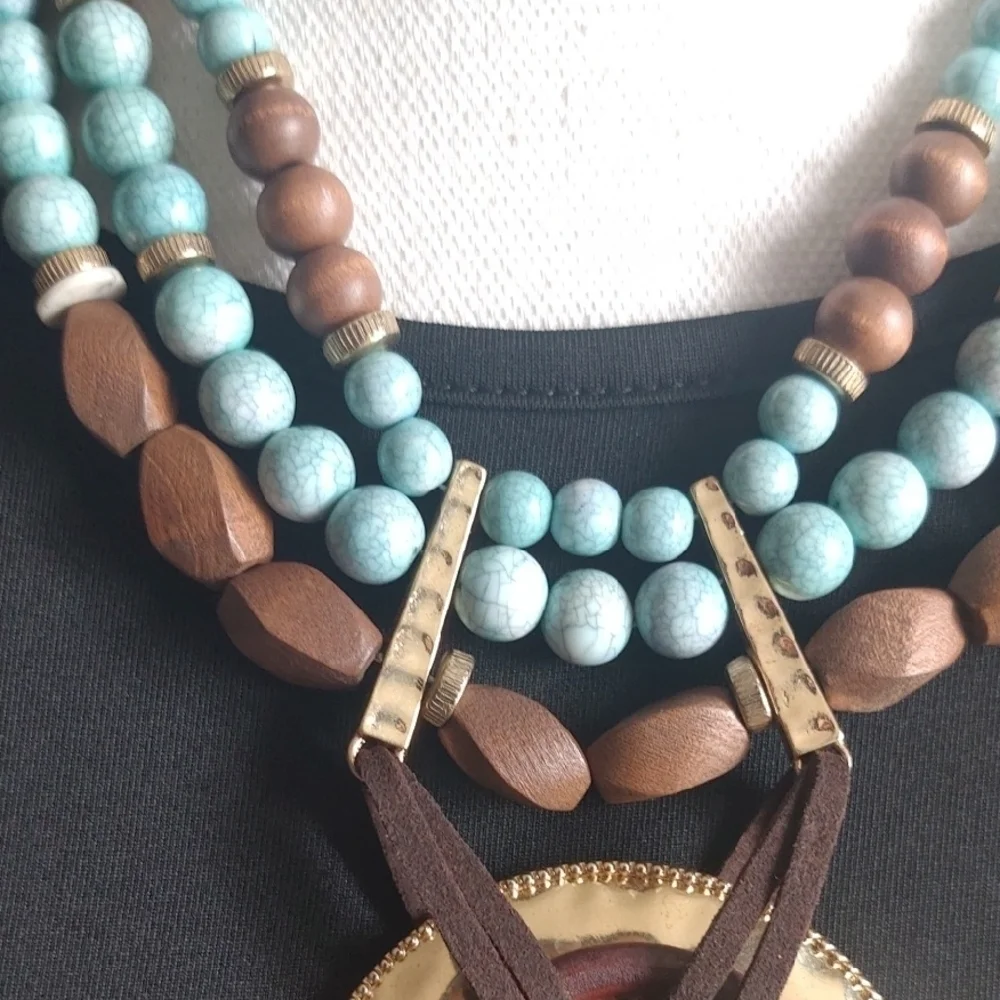 Elegant Multi-Strand Statement Necklace